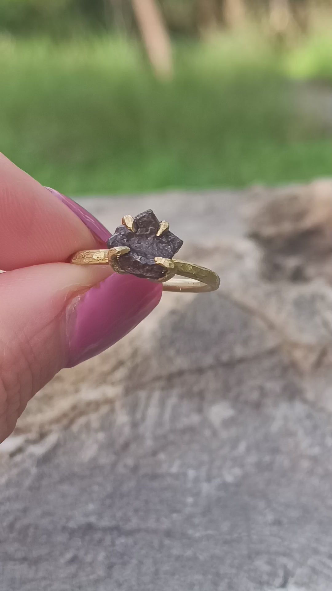 Meteorite Chondrite Ring