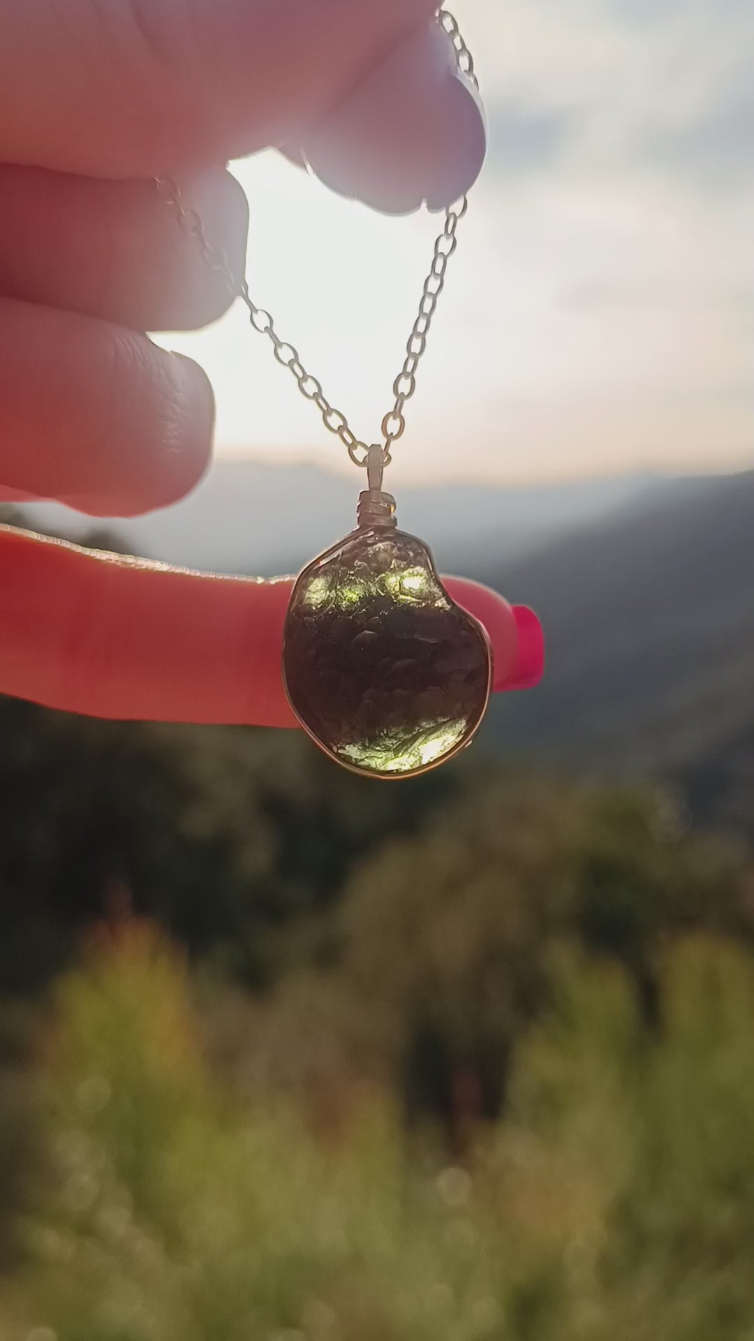 Collector’s Moldavite Pendant