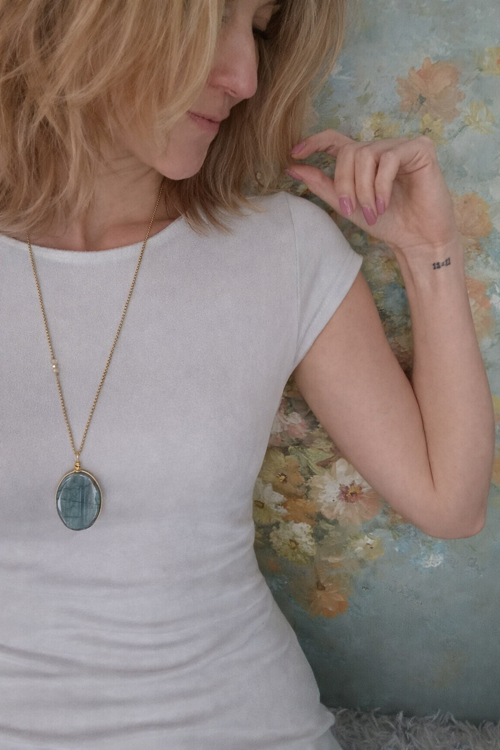 Labradorite Long Necklace