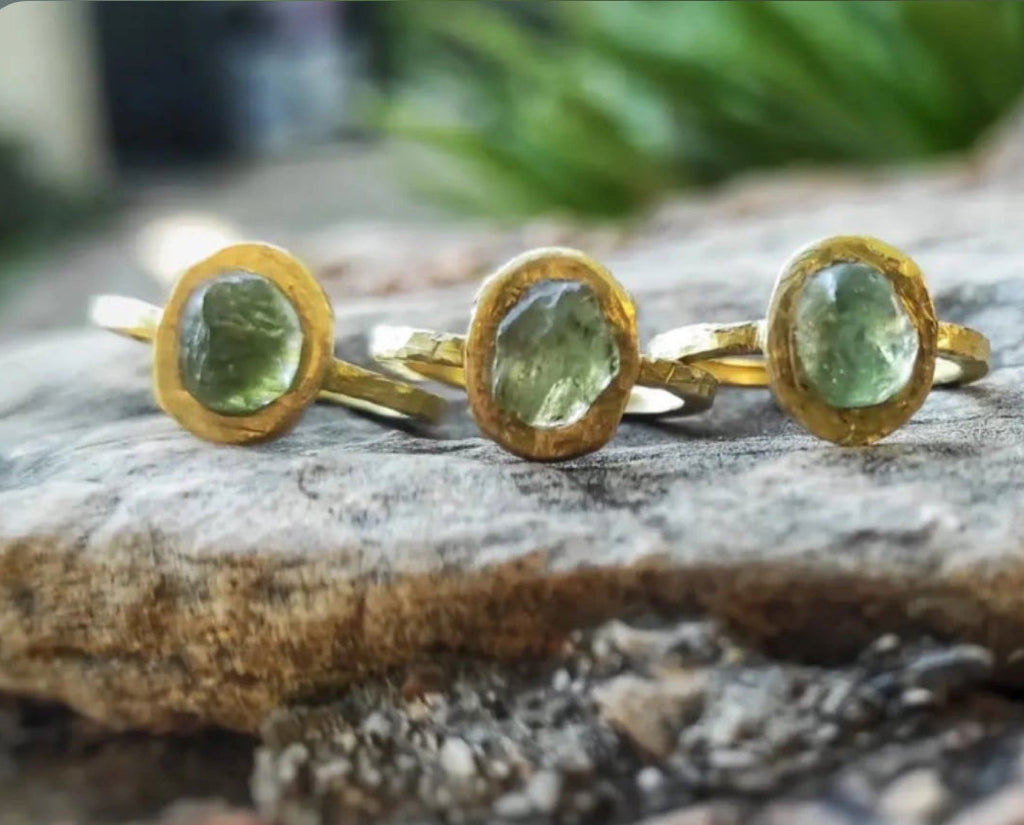 Moldavite Ring